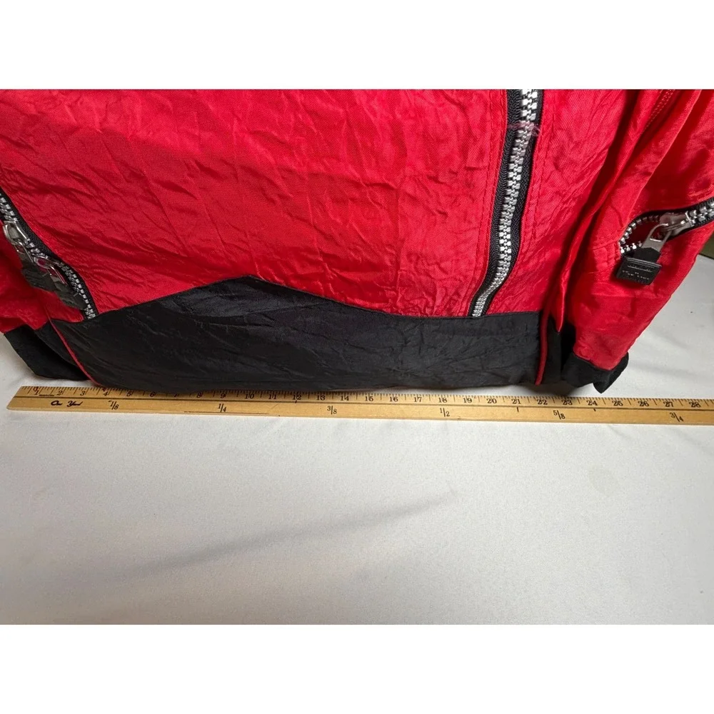 Vintage Marlboro Unlimited Large Red Blk Duffel Bag & Back Pk 90s Marlboro Miles